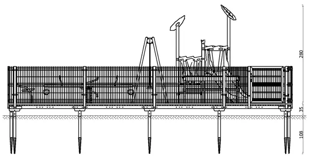 Modul lekeplass 1 L800 x B800 cm 