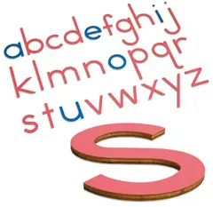Wooden Movable Alphabet: Print