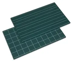Greenboards With Double Lines And Square s: Set Of 2