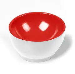 Wooden Cup: White/Red