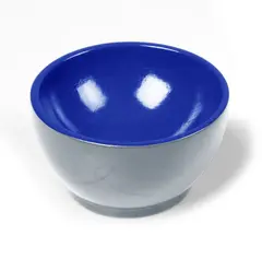 Wooden Cup: Gray/Blue