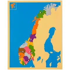 Puzzle Map Norway