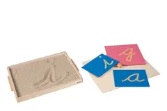 Sandpaper Letter Tracing Tray