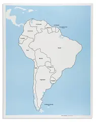 South America Control Map: Labeled(LAGER 1 STK)