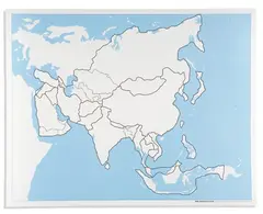 Asia Control Map: Unlabeled