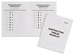 Subtraction Tables Booklet: 2