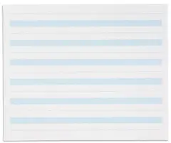Writing Paper: Blue Lines - 7 x 8.5 in - -500