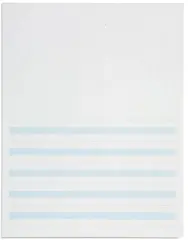 Writing Paper: Blue Lines - 8.5 x 11 in - (500)