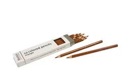 3-Sided Inset Pencils: Light Brown
