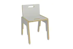 Frigg stablebar stol lys grå B34 x D30 x H33 cm