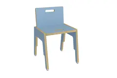Frigg stablebar stol skyblå B34 x D30 x H33 cm