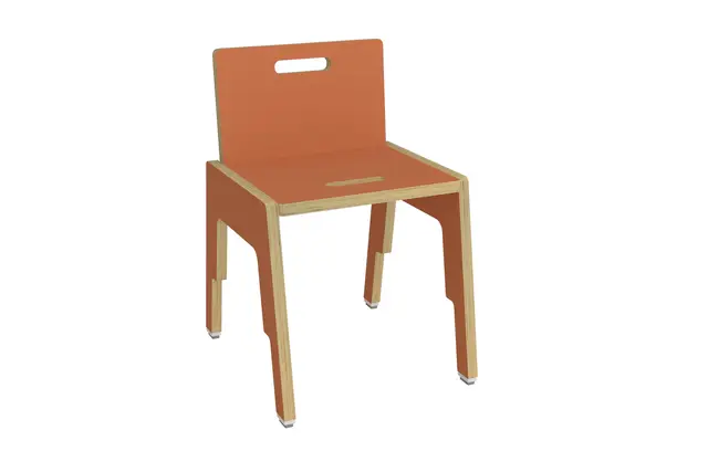 Frigg stablebar stol terracotta B34 x D30 x H33 cm 