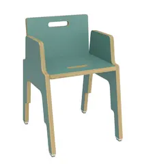 Frigg stablebar stol med armlener B34 x D30 x H33 cm