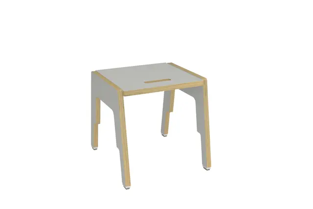 Frigg stablebar taburett lys grå B34 x D30 x H52 cm 