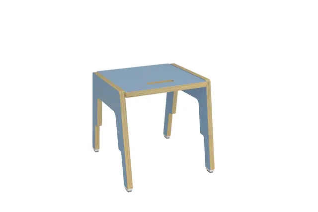 Frigg stablebar taburett skyblå B34 x D30 x H52 cm 