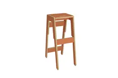 Frigg stablebar h&#248;ystol terracotta B36 x D30 x H80 cm