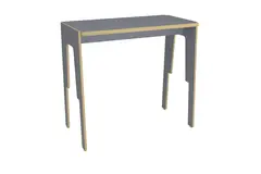 Frigg stablebar høybord lys grå B126 x D60 x H105 cm