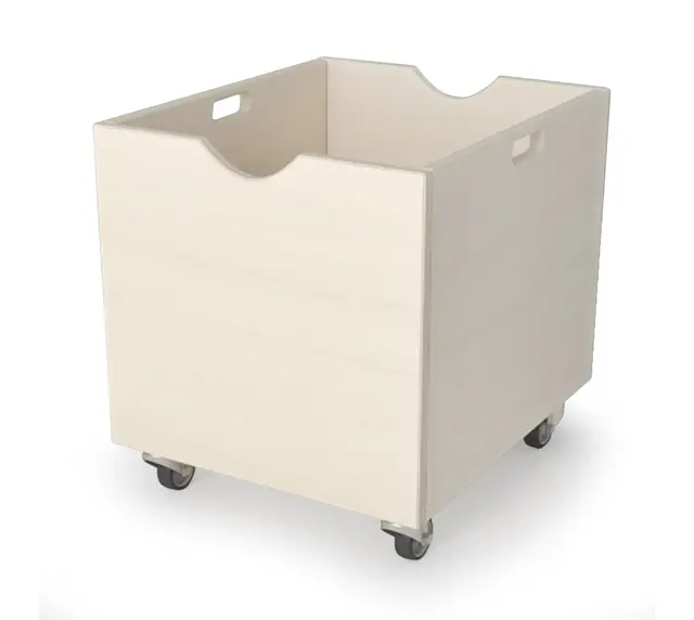 Kubus lekekasse med hjul B37 x D43 x H42 cm 