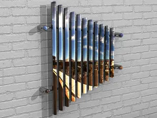 Mirror chimes B132 x H109 cm