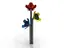 Harmony flowers minor posy 3 stk