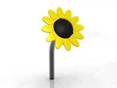 Sunflower petal drum forankring i jord B56 x D63 x H108 cm