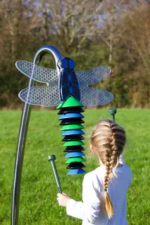 Dragonfly bell L67 x B59 x H148 cm