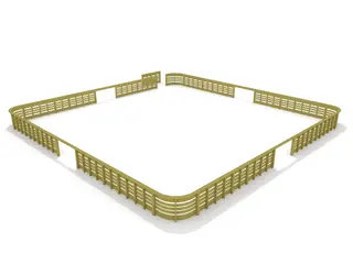 Ballbinge til Toro Interaktive mål L13800 x B13800 cm