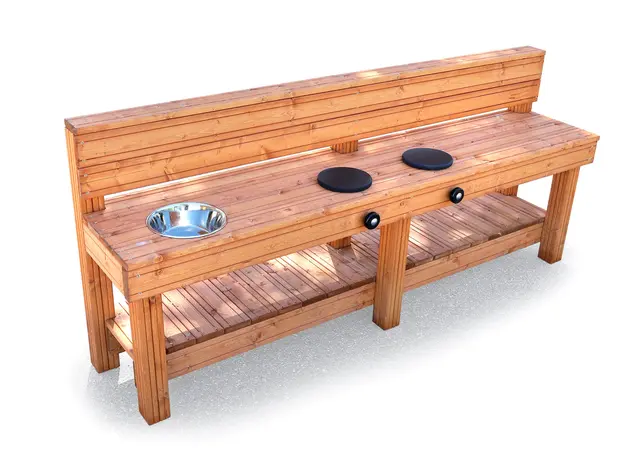 Utekjøkken enkel L240 x D50 x H100 cm 