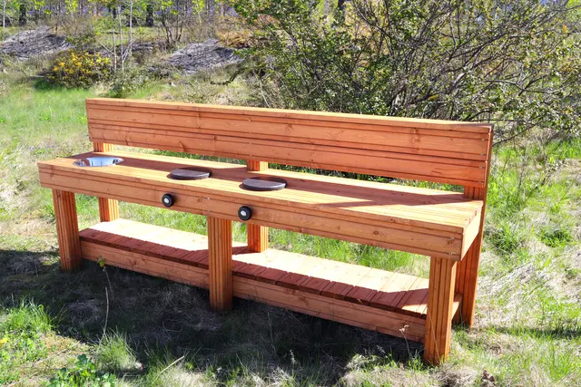 Utekjøkken enkel L240 x D50 x H100 cm 