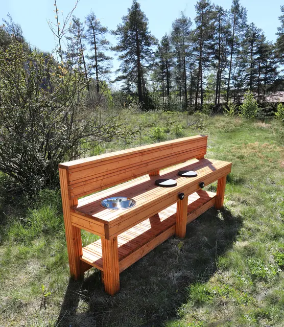 Utekjøkken enkel L240 x D50 x H100 cm 