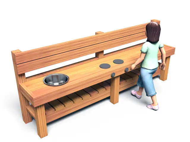 Utekjøkken enkel L240 x D50 x H100 cm 