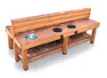 Utekjøkken dobbelt L240 x D100 x H100 cm