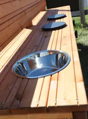 Utekj&#248;kken dobbelt L240 x D100 x H100 cm