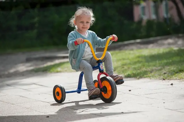 Mini Viking trehjulssykkel lav blå 1-4 år 