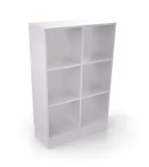 Stig reol 6 rom st&#229;ende B81 x D40 x H130 cm