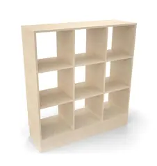 Stig reol 9 rom &#229;pen B120 x D40 x H130 cm