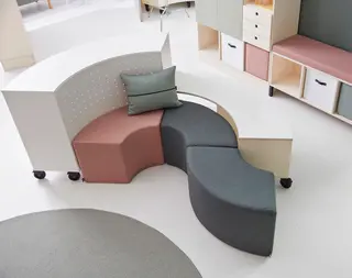 Stig sittepuff 90° B93 x D40 x H45 cm