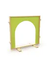 Lekevegg lav med krype&#229;pning lime B89 x D9 x H82 cm