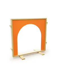 Lekevegg lav med krype&#229;pning B89 x D9 x H82 cm