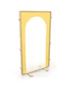 Lekevegg med døråpning lys gul B89 x D9 x H153 cm
