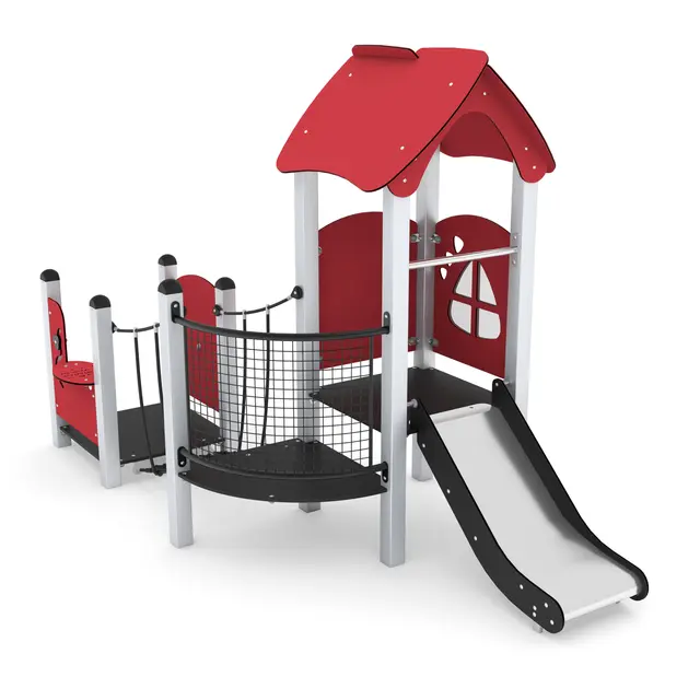 Minisweet lekeapparat med sklie L315 x B170 x H220 cm 