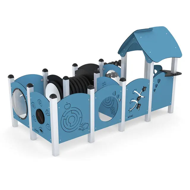 Minisweet lekeapparat med lekepaneler L305 x B160 x H170 cm 