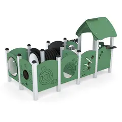 Minisweet lekeapparat med lekepaneler L305 x B160 x H170 cm
