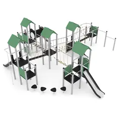 Steel klatreanlegg L980 x B932 x H351 cm