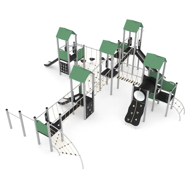 Steel klatreanlegg L980 x B932 x H351 cm 