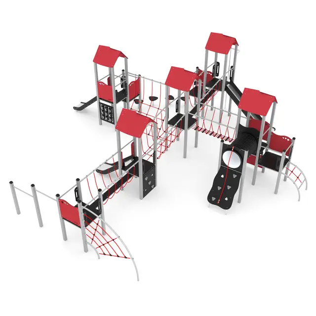 Steel klatreanlegg L980 x B932 x H351 cm 