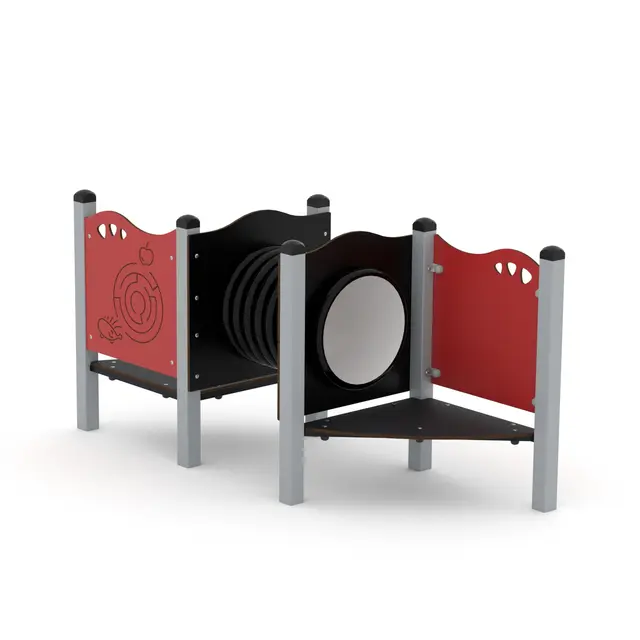 Climboo krypetunnel med platform 