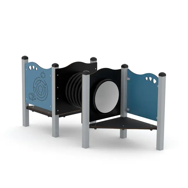 Climboo krypetunnel med platform 