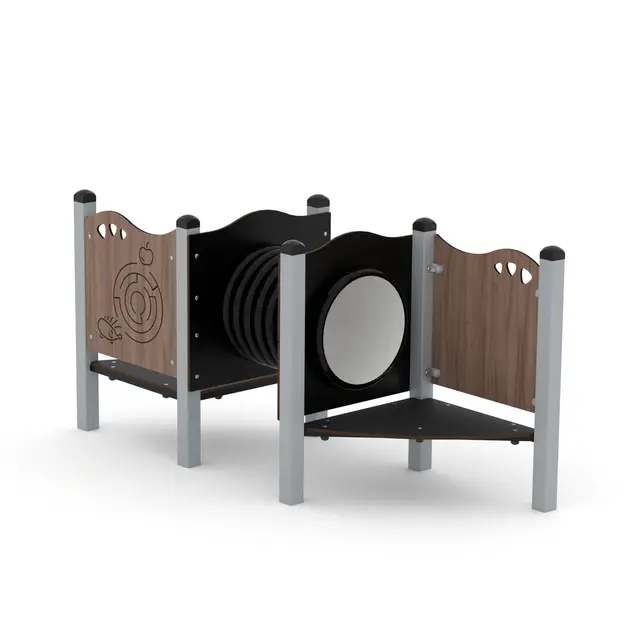 Climboo krypetunnel med platform 