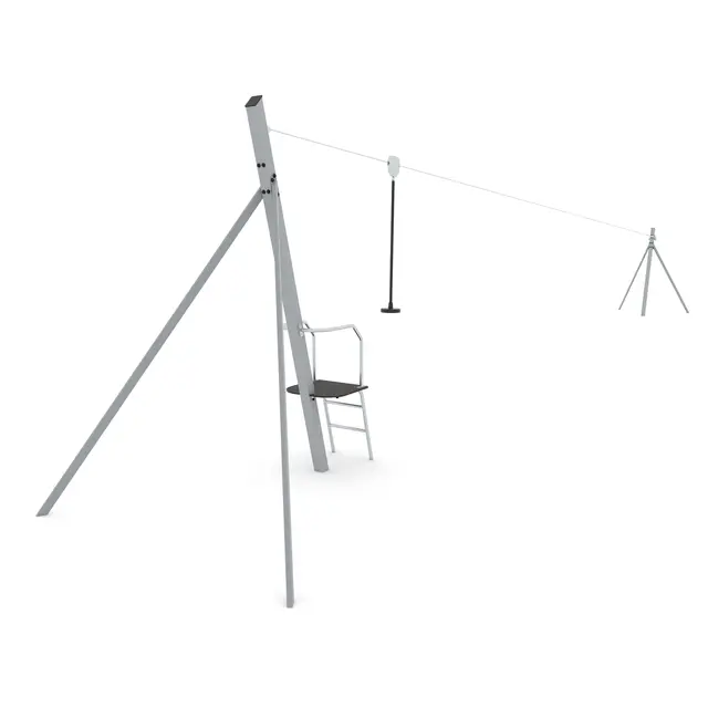 Climboo zipline fra tårn 